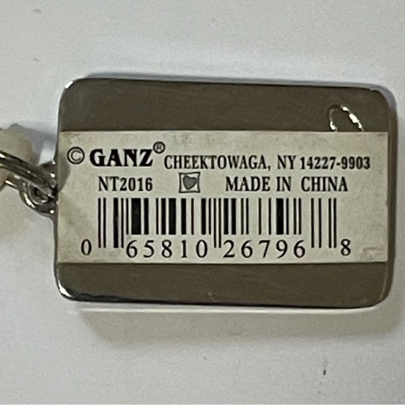 GANZ Kids Name Tag Charm ID Backpack Pull "ALISSA" - Picture 3 of 3